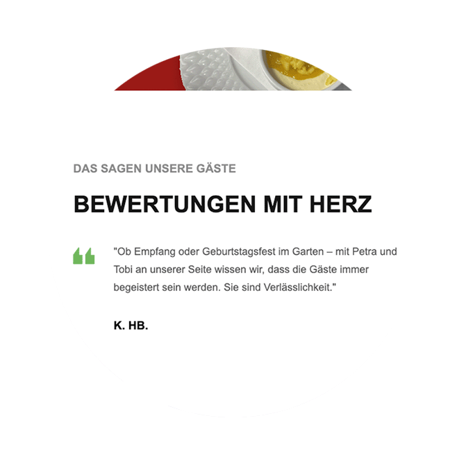 Zufriedene Kunden unseres Caterings in Bremen